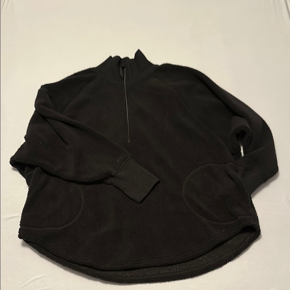 Women’s Black Half-Zip Sweater